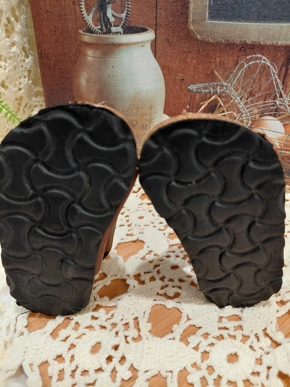 Lucky Brand Brown Double-Buckle Kids Sandals with Silver Buckles